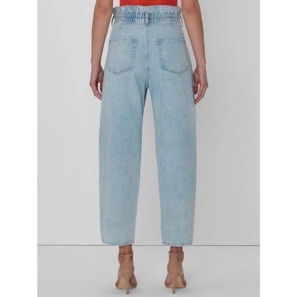 7 for All Mankind Paperbag Waist Balloon in Tuberose size 25 - Picture 12 of 12